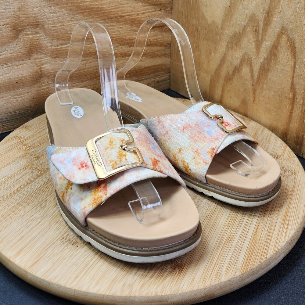 Dr. Scholl's Originalist 2 Womens Tie Dye Slide Buckle Sandals Size 10